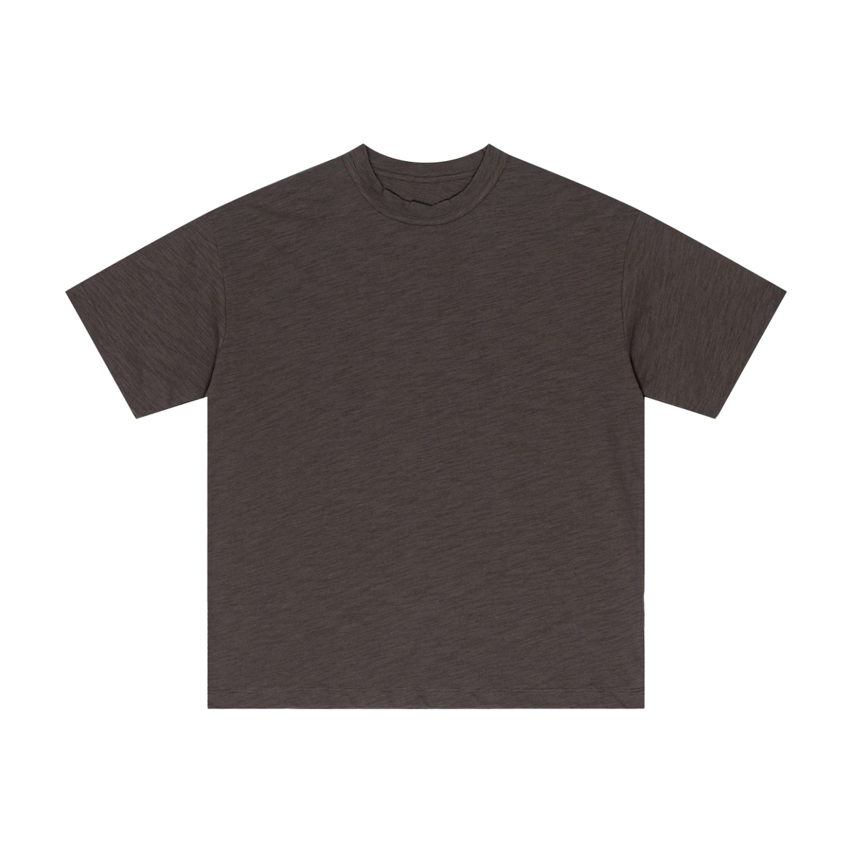 Lightweight Slub Cotton Plain T-Shirt