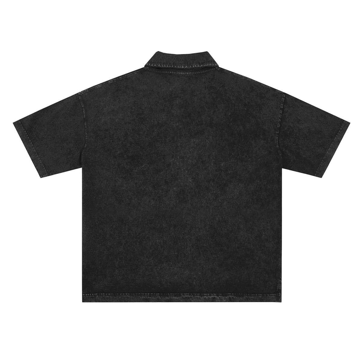 Heavyweight Snow-Washed Polo T-Shirt