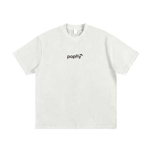 Heavyweight Vintage Washed Frayed T-Shirt